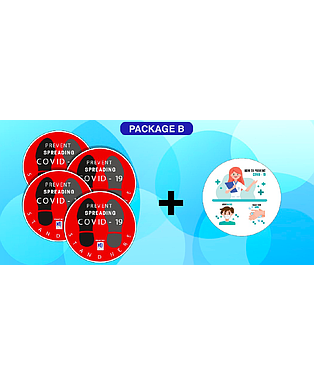 HandsÖff Floor Sticker Round