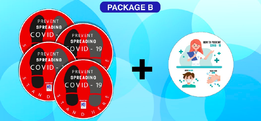 HandsÖff Floor Sticker Round